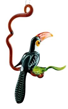 Hängevogel, Tukan auf Ast